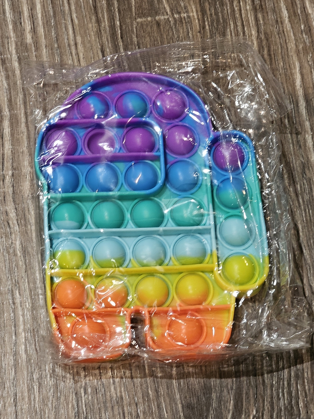 Pop It Among us Fidget Toy - Rainbow